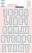 Picture of Studio Light Creative Craftlab Μήτρες Κοπής -  Stitched Alphabet, 52τεμ.