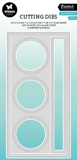 Picture of Studio Light Essentials Μήτρες Κοπής - Card Passe Partout Slim Circle, 8τεμ.