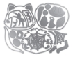 Picture of Crafter’s Companion Halloween Treat Boxes Metal Die & Box Stencil set - Σετ με Μήτρες Κοπής & Στένσιλ για 3D Καλάθι Halloween, Κολοκύθα, Αράχνη, Γάτα 31τεμ.
