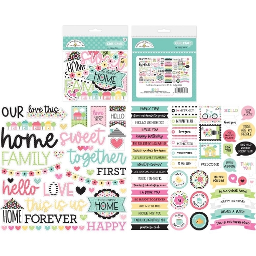 Picture of Doodlebug Chit Chat | Διακοσμητικά Die-Cuts Λέξεις & Φράσεις My Happy Place, 89τεμ.