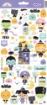 Picture of Doodlebug Design Cardstock Stickers 6"x13" | Αυτοκόλλητα Icons Sweet & Spooky, 74τεμ.