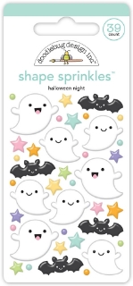 Picture of Doodlebug Design Shape Sprinkles | Αυτοκόλλητα Halloween Night, Sweet & Spooky, 39τεμ.