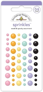 Picture of Doodlebug Design Sprinkles | Διακοσμητικά Αυτοκόλλητα Sweet & Spooky Assortment, 54τεμ.