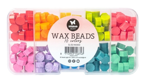 Picture of Studio Light Βουλοκέρι – Wax Beads Σετ 10x7g “Brights” 🌈