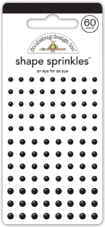 Picture of Doodlebug Design Sprinkles | Μαύρα Αυτοκόλλητα Ματάκια An Eye For An Eye, Sweet & Spooky, 60τεμ.