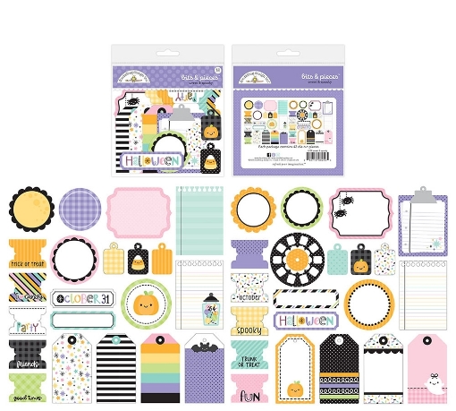Picture of Doodlebug Design Bits & Pieces | Διακοσμητικά Die-Cuts Sweet & Spooky, 42τεμ.
