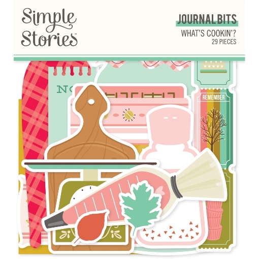 Picture of Simple Stories Διακοσμητικά Εφήμερα - What's Cookin' ?, Journal Bits, 29pcs