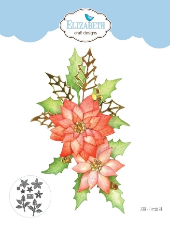 Picture of Elizabeth Craft Designs Μεταλλικές Μήτρες Κοπής Seasonal Classics - Florals 24, 9τεμ.
