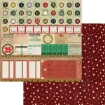 Picture of Elizabeth Craft Designs Συλλογή Χαρτιών Scrapbooking Διπλής Όψης 12"X12" - Christmas Field Notes