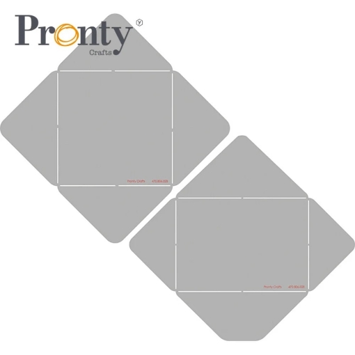 Picture of Pronty Envelope Templates | Πατρόν Κατασκευής Τετράγωνου & Ορθογώνιου Φακέλου, 2τεμ.