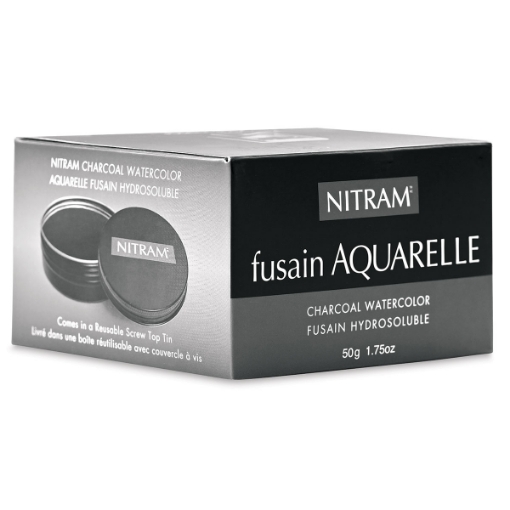 Picture of Nitram Fusain Aquarelle – Υδατοδιαλυτή Ακουαρέλα Κάρβουνου από 100% Nitram Charcoal, 50g
