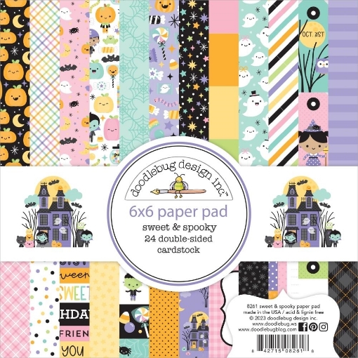 Picture of Doodlebug Design Paper Pad 6"x6" | Μπλοκ Χαρτιών Sweet & Spooky, 24 Φύλλα