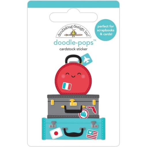 Picture of Doodlebug Design Doodle-Pops 3D Αυτοκόλλητα - Get Packin