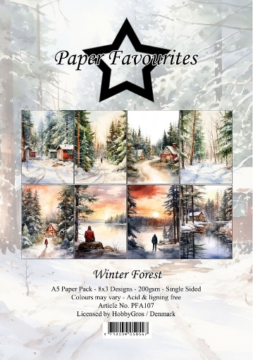 Picture of Paper Favourites Συλλογή Χαρτιών Scrapbooking Μονής Όψης A5 - Winter Forest