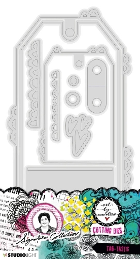 Picture of Studio Light Art By Marlene Signature Collection Μήτρες Κοπής για Κατασκευή Tags - Nr. 727 Tag-Tastic, 9τεμ.