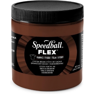 Picture of Speedball Flex Screen Printing Fabric Ink Μελάνι Μεταξοτυπίας 8oz - Cocoa Bean