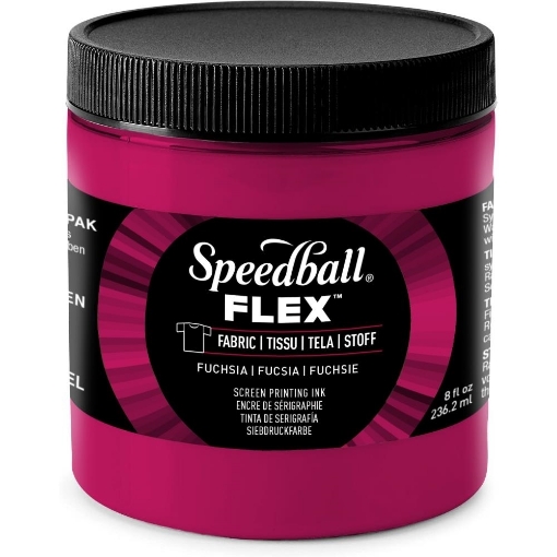 Picture of Speedball Flex Screen Printing Fabric Ink Μελάνι Μεταξοτυπίας 8oz - Fuchsia