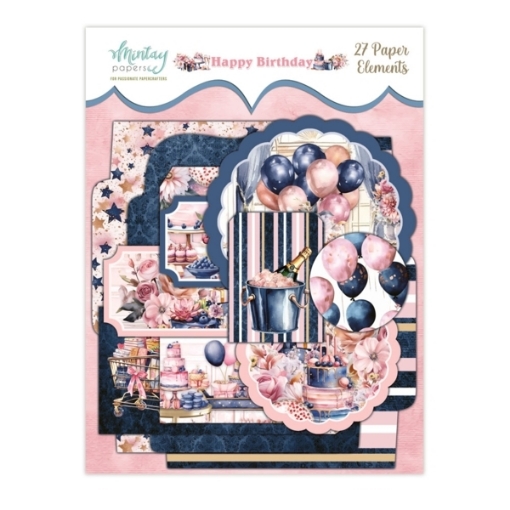 Picture of Mintay Papers Decorative Elements Happy Birthday – Διακοσμητικά Στοιχεία Scrapbooking, 27τεμ.