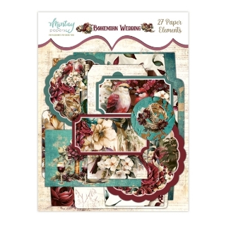 Picture of Mintay Papers Decorative Elements Bohemian Wedding – Διακοσμητικά Στοιχεία Scrapbooking, 27τεμ.