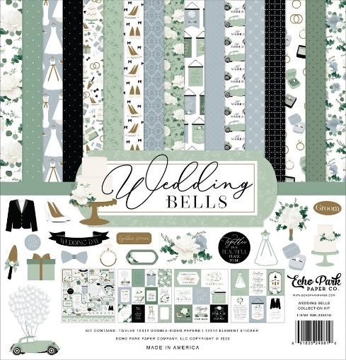 Picture of Echo Park Wedding Bells Συλλογή Χαρτιών Scrapbooking Διπλής Όψης 12"X12"