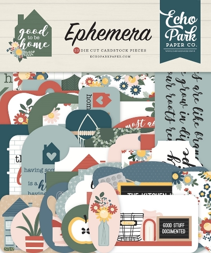 Picture of Echo Park Good To Be Home Διακοσμητικά Cardstock Εφήμερα, 33τεμ.