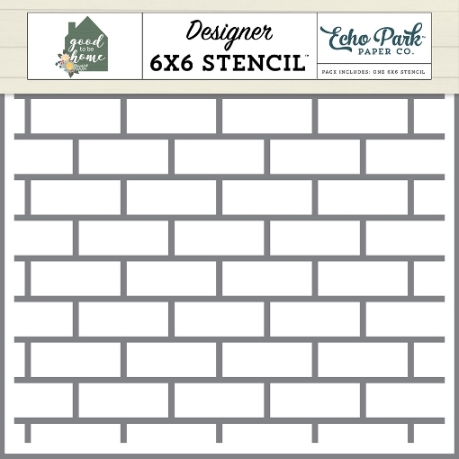 Picture of Echo Park Good To Be Home Στένσιλ 6"x6" - Subway Tiles Large