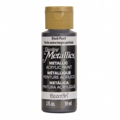 Picture of Deco Art Dazzling Metallics Μεταλλικό Ακρυλικό Χρώμα 59ml - Black Pearl