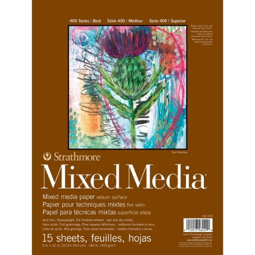 Picture of Strathmore Series 400 Paper Pad - Μπλοκ Mixed Media - Vellum, 23 x 31 cm