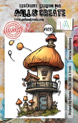 Picture of AALL & Create Clear Stamps Nr 1092 Shroom Sanctuary – Διάφανη Σφραγίδα A7