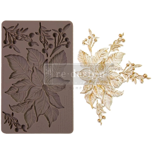 Picture of Prima Re-Design Silicone Decor Mould Καλούπι Σιλικόνης 5"x8" - Crimson Blooms