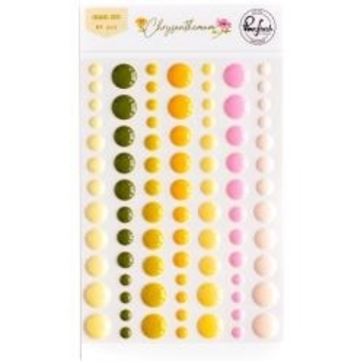 Picture of PinkFresh Studio Αυτοκόλλητα Enamel Dots - Chrysanthemum, 84τεμ.