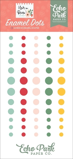 Picture of Echo Park Αυτοκόλλητα Enamel Dots - Year In Review, 60τεμ.