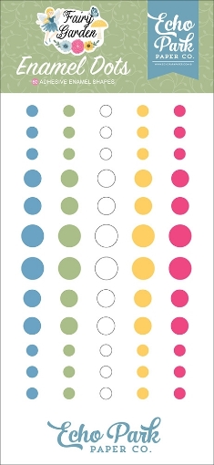 Picture of Echo Park Αυτοκόλλητα Enamel Dots - Fairy Garden, 60τεμ. 