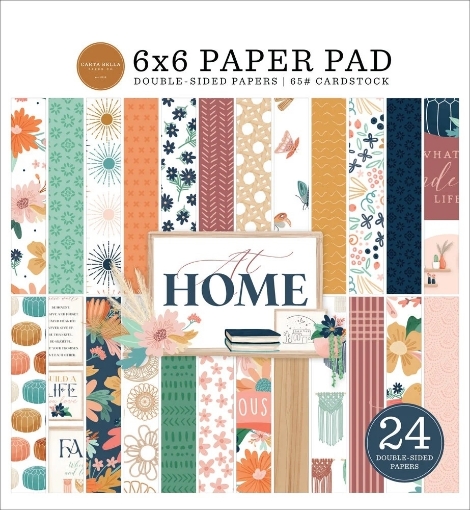 Picture of Carta Bella Μπλοκ Scrapbooking Διπλής Όψης 6" x 6" - At Home