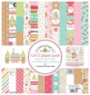 Picture of Doodlebug Design Gingerbread Kisses Paper Pack   Συλλογή Χαρτιών Scrapbooking Διπλής Όψης 12"X12"