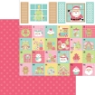 Picture of Doodlebug Design Gingerbread Kisses Paper Pack   Συλλογή Χαρτιών Scrapbooking Διπλής Όψης 12"X12"