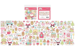Picture of Doodlebug Odds & Ends | Χριστουγεννιάτικα Εφήμερα Gingerbread Kisses, 139τεμ.