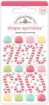 Picture of Doodlebug Shape Sprinkles | Αυτοκόλλητα Gingerbread Trimmings, Gingerbread Kisses, 64τεμ.