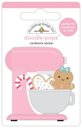 Picture of Doodlebug Doodle-Pops | 3D Αυτοκόλλητο Baking Spirits Bright, Gingerbread Kisses