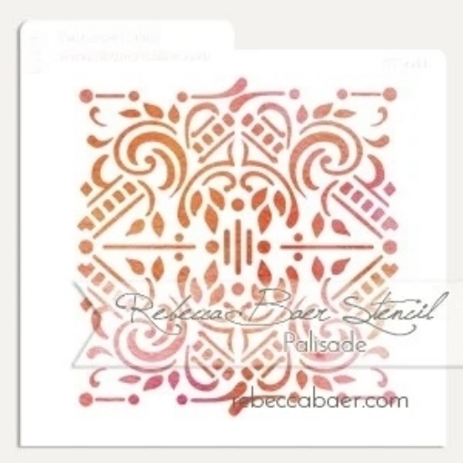 Picture of Rebecca Baer Στένσιλ 5.6"x5.6" - Palisade