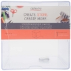 Picture of Deflecto Stackable Open Cube Desk & Craft Organizer Clear | Διάφανος Κύβος / Ράφι Αποθήκευσης 6" x 6" x 6"