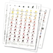 Picture of Daniel Smith Extra Fine Watercolors Dot Card – Κάρτα Δοκιμής 266 Ακουαρέλες + 22 Gouache, 288 Χρώματα