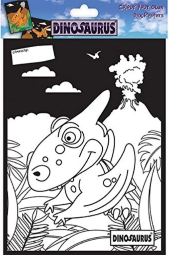 Picture of Trimcraft Color a Poster - Χρωμάτισε ένα Πόστερ  Δεινόσαυροι Dax, 4 τεμ.