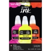 Picture of Brea Reese Pigment Neon Alcohol Inks Σετ Μελάνια Οινοπνεύματος 20ml - Neon Pink, Neon Yellow, Neon Orange