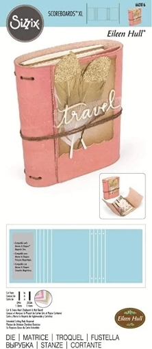 Picture of Sizzix ScoreBoards XL Die by Eileen Hull Μήτρα Κοπής για Journal - Wrapped Journal