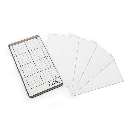 Picture of Sizzix Sticky Tim Holtz Grid Sheets - Αυτοκόλλητα Φύλλα με Πλέγμα για Σταθεροποίηση Στένσιλ, Σφραγίδων & Μήτρων Κοπής 2.5" x 4.5", 5τεμ.