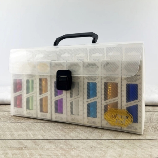 Picture of Couture Creations Heat Activated Foils Storage Box Σετ Θερμικών Foil Χρυσοτυπίας & Κουτί Αποθήκευσης- I Wish, 16τεμ.