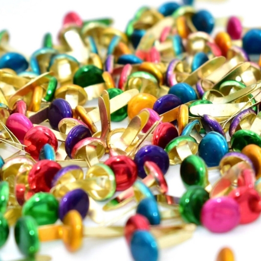 Picture of Creative Impressions Μίνι Μεταλλικά Διπλόκαρφα 3mm - Διάφορα Χρώματα, 100 τεμ.