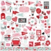 Picture of Echo Park Love Notes Collection Kit Συλλογή Χαρτιών Scrapbooking Διπλής Όψης 12" x 12"
