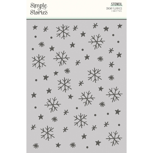 Picture of Simple Stories Winter Wonder Στένσιλ 6"x8"